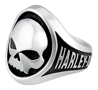 Harley-Davidson Men's Willie G Skull H-D Stainless Steel
